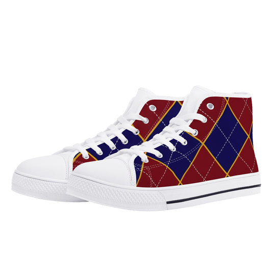 CLASSIC | Mens Rubber High Top Canvas Shoes