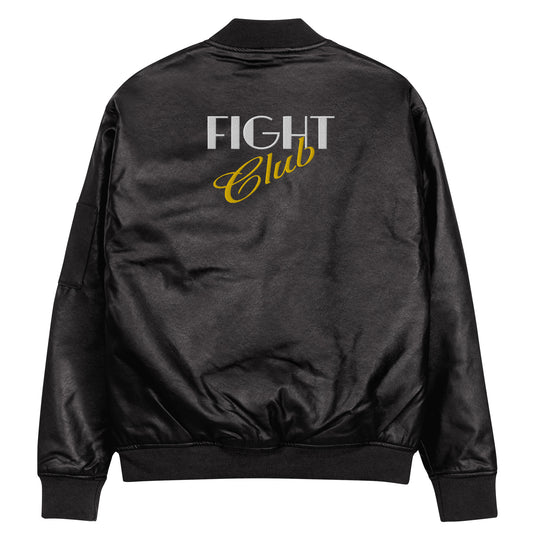 FIGHT CLUB | Leather Bomber Jacket