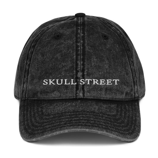 SKULL STREET | Vintage Cotton Twill Cap